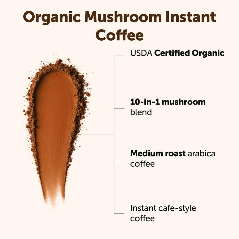 Mandara Mushroom Coffee — Café Orgánico con 10 Hongos Funcionales