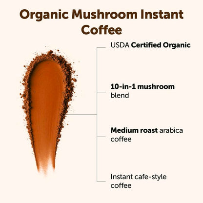 Mandara Mushroom Coffee — Café Orgánico con 10 Hongos Funcionales