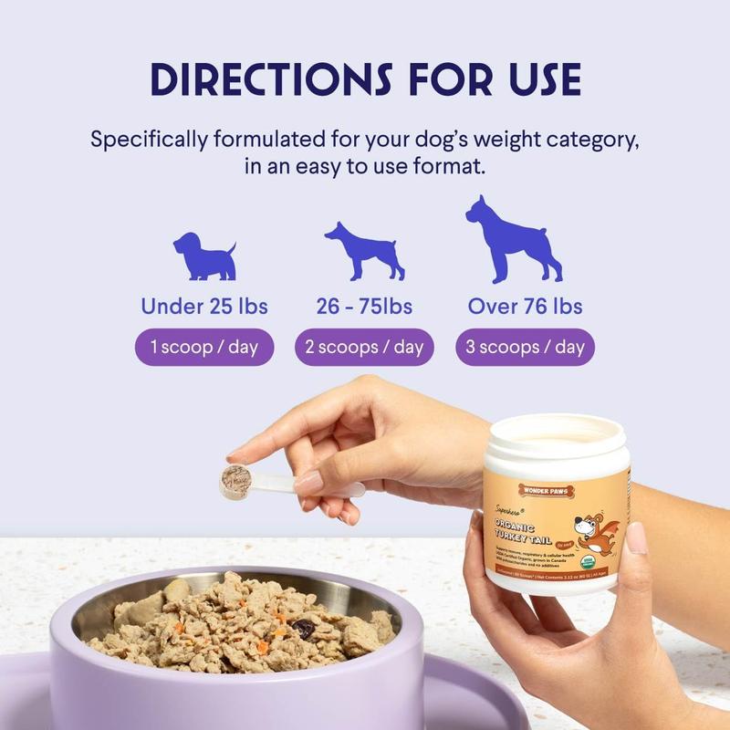 Mandara Turkey Tail — Hongo Cola de Pavo Orgánico para Perros