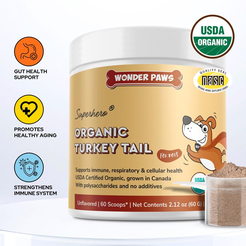 Mandara Turkey Tail — Hongo Cola de Pavo Orgánico para Perros